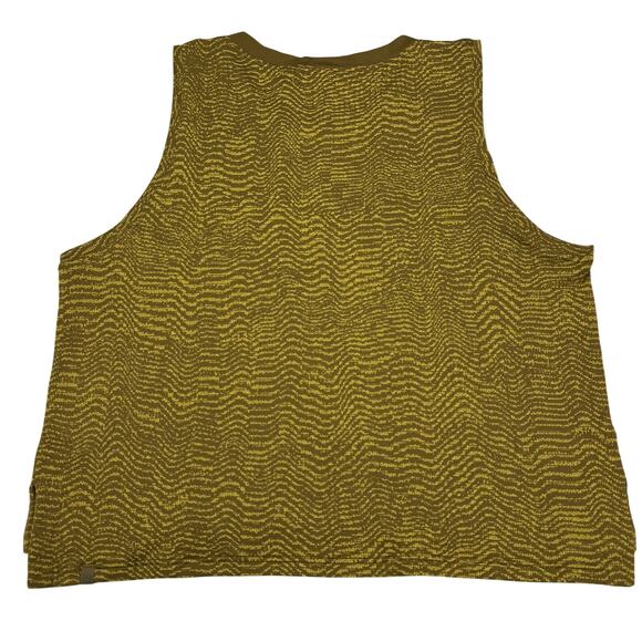 LULULEMON Train to Be Tank Top Size 6 Ripple Wave Deep Artifact / Auric Gold - Picture 6 of 7